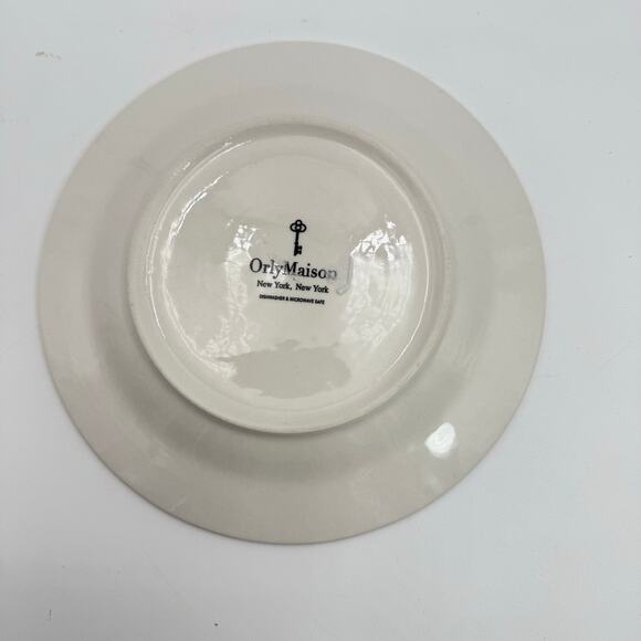 Orly Maison "Watercolor Floral" Salad Dessert Plate Colorful Flowers NWOT 7 1/8” - Picture 3 of 3